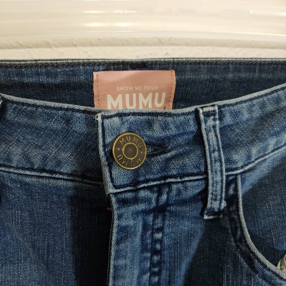 Show me your MUMU  Stretch Ankle Jeans High Rise  Women 29 - Picture 2 of 8